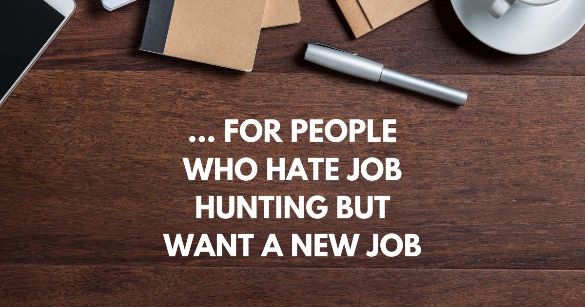 Job Hunting Workshop For People Who Hate Job Hunting