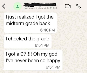 adhd university student testimonial